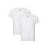 Kit 2 Camisetas Calvin Klein Basic Gola V Branco