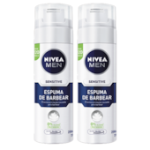 Kit Espuma de Barbear Nivea Men Sensitive 200ml Kit Espuma de Barbear Nivea Men Sensitive 200ml
