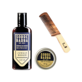 Kit Shampoo Cera e Pente de Bolso JB Sobrebarba Kit Shampoo Cera e Pente de Bolso JB Sobrebarba