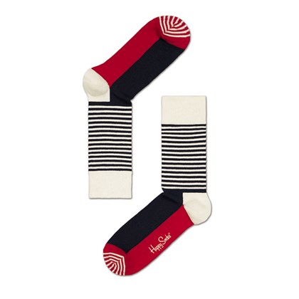 Meia Happy Socks Stripe Half SH01-068 34-38
